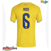 Camiseta Colombia Richard Rios #6 Primera Equipación para mujer Mundial 2026 manga corta